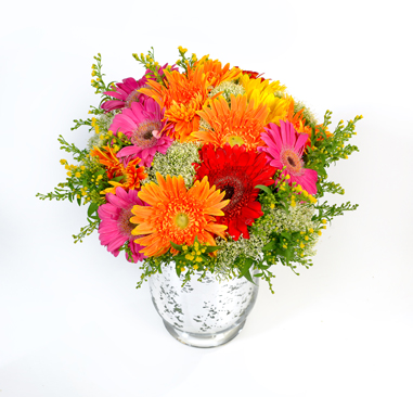 Colourful gerbera bouquet